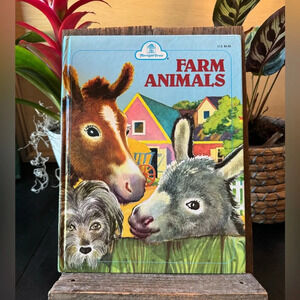 VINTAGE 1991 Farm Animals Children’s Illustrated Hardcover Book